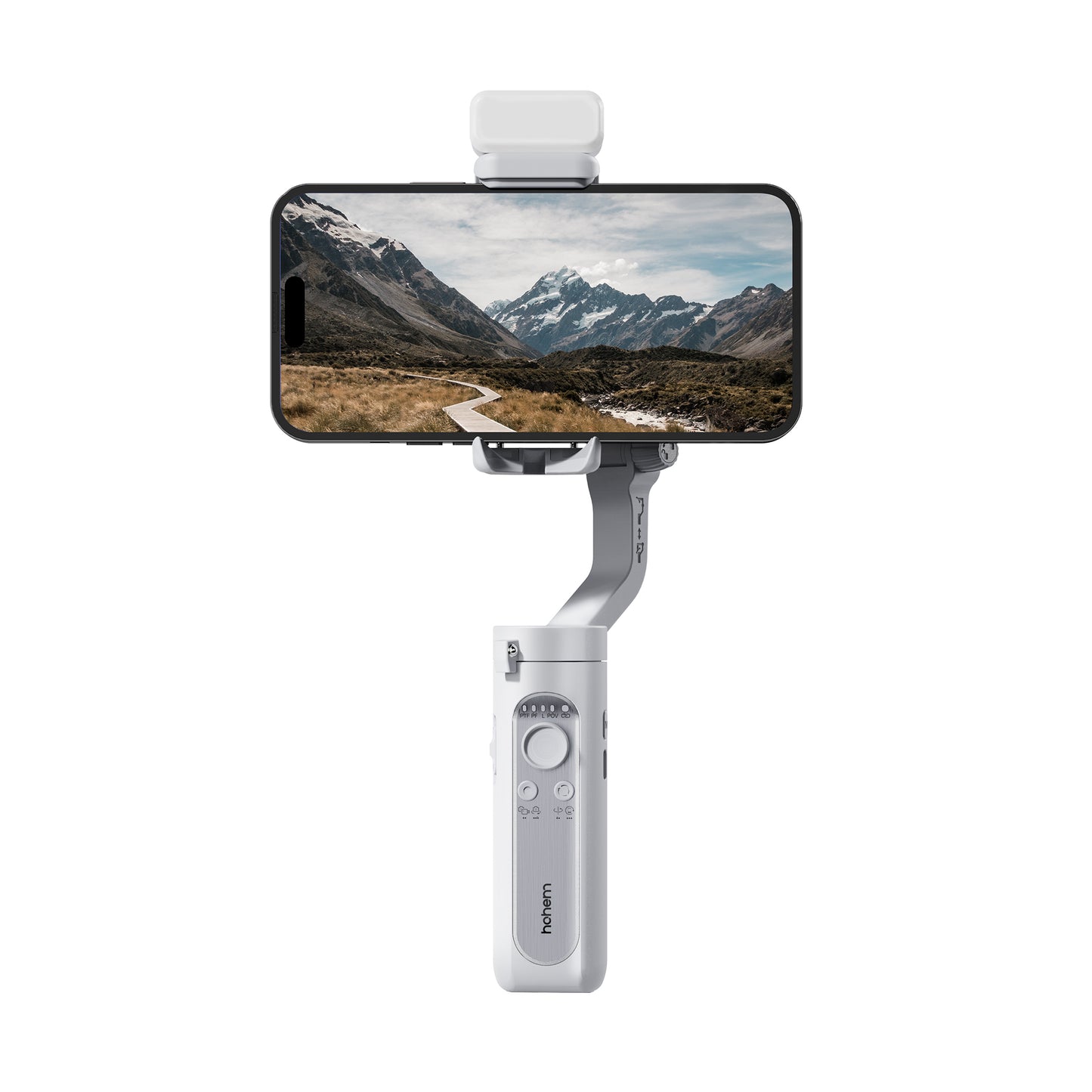 Hohem iSteady XE Kit - lightweight smartphone gimbal with light