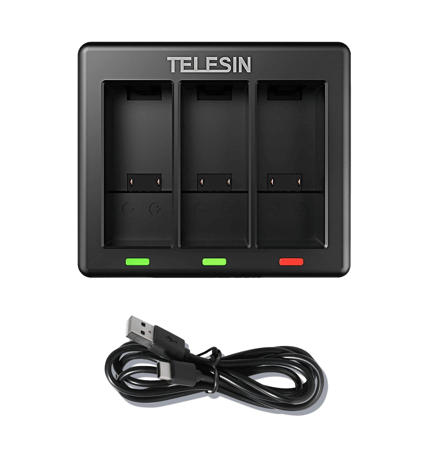 Telesin Triple Batterij Oplader voor GoPro 9, GoPro 10, GoPro 11 & GoPro 12