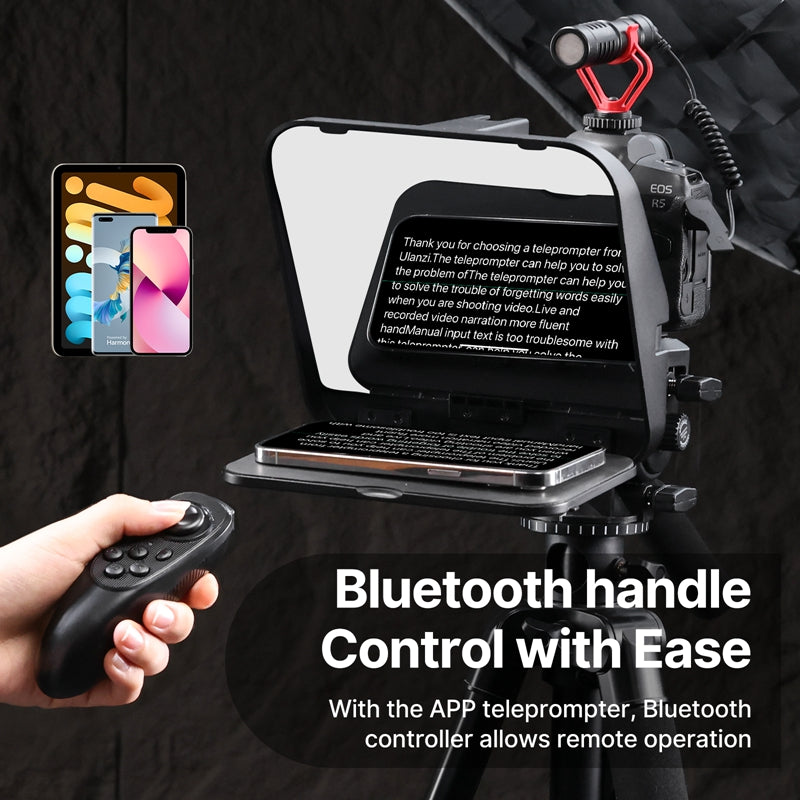 Ulanzi RT02 Universele Autocue en Teleprompter voor mini-tablets en smartphones - Autocue