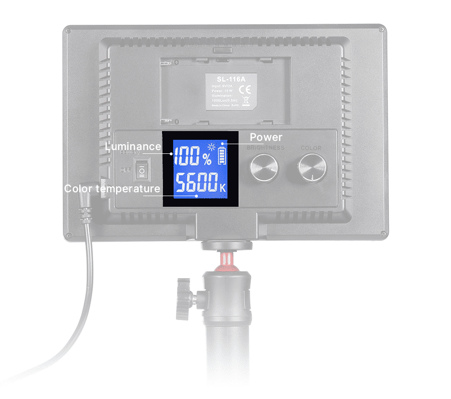 VIJIM K3 Desktop LED-videolamp voor streamen, YouTube en videobellen - Desktoplampen