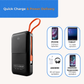 MOJOGEAR XL ALL-IN-1 Powerbank 20.000 mAh met ingebouwde Lightning en USB-C kabels - Powerbanks