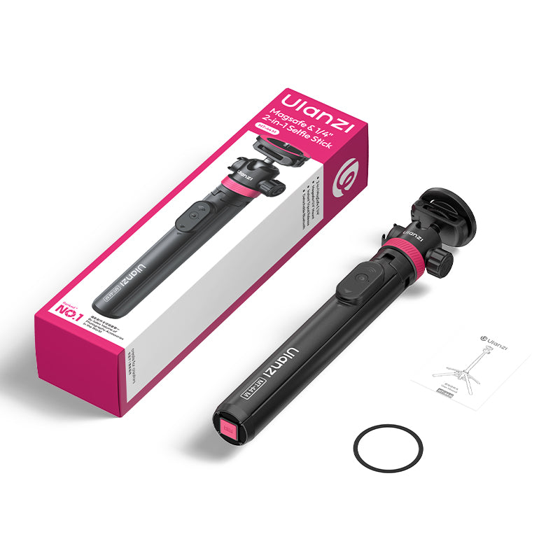 Ulanzi MT-44 M Magnetic Selfie Stick Tripod with Remote - Black