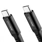 2x MOJOGEAR USB-C naar USB-C kabel 1.5 of 3 meter Extra Sterk [DUOPACK]