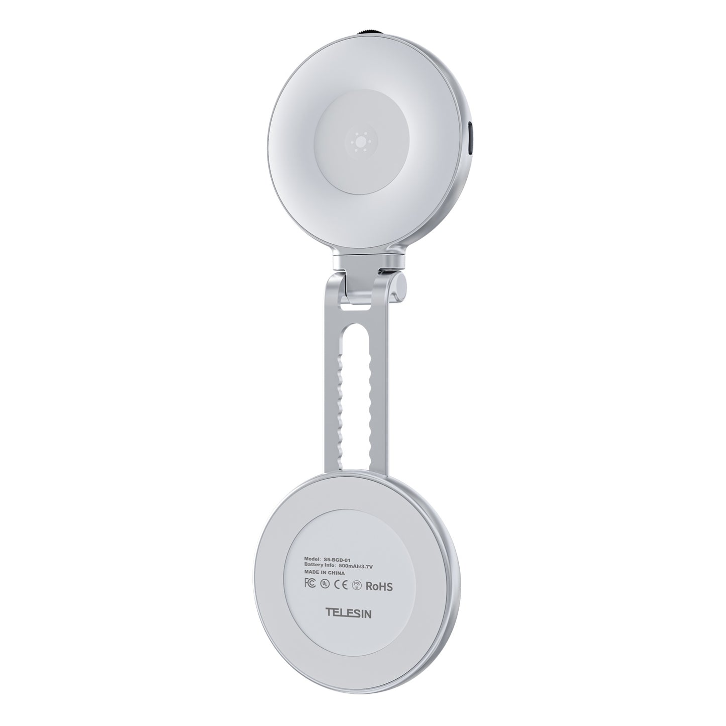 Telesin C03 MagSafe Selfie Light with mirror – Silver