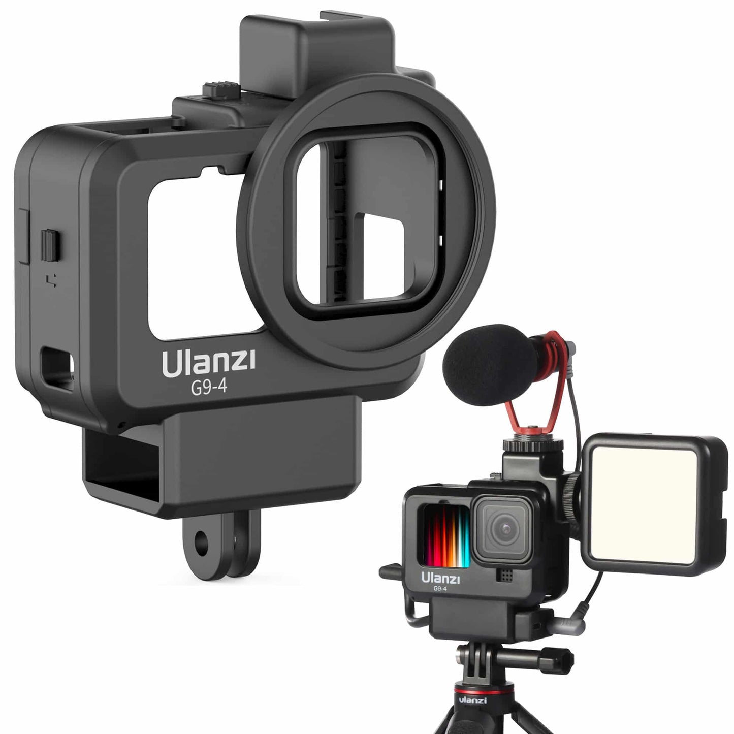 Ulanzi GoPro Hero 9 / Hero 10 / Hero 11 / Hero 12 vlog cage plastic G9-4