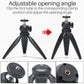 MOJOGEAR Video KIT / vlog set: Mini-statief + telefoonhouder + microfoon + lampje - Ministatieven