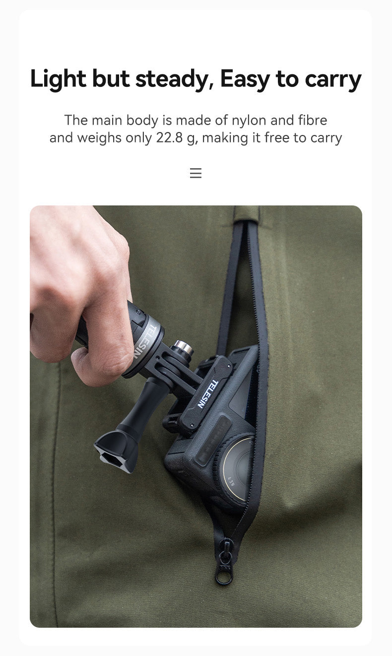 Telesin Magnetic Dual Claw Mount - DJI Osmo Action 3/4/5