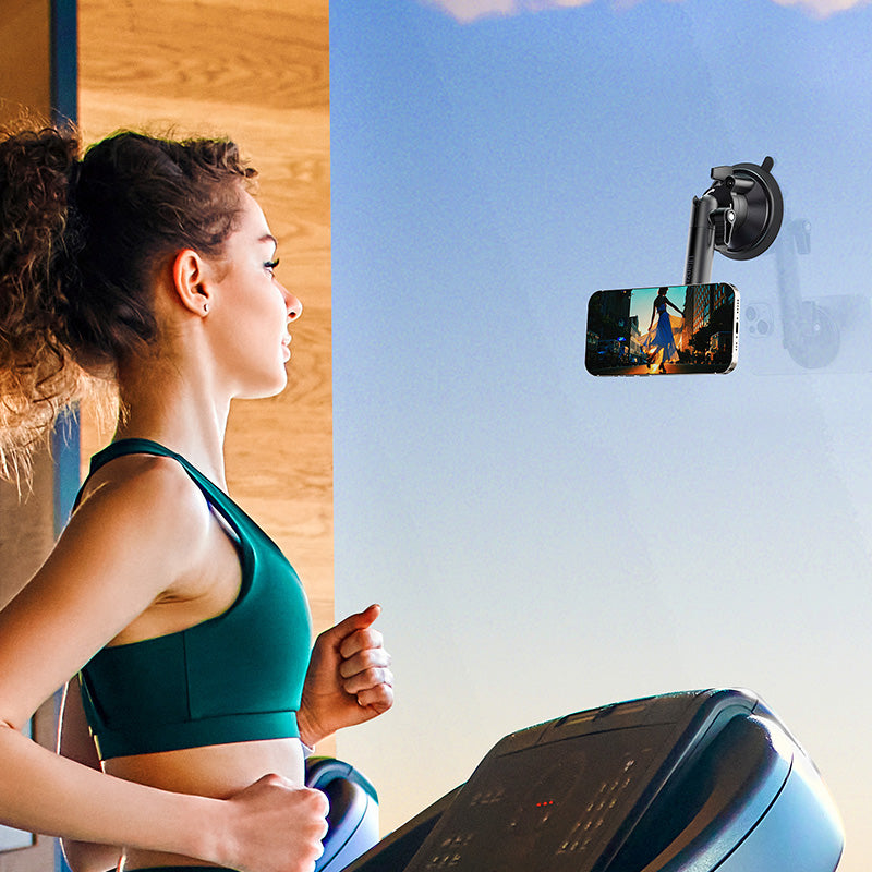 Ulanzi ZJ06 Smartphone Magsafe-mount met Zuignap - Uitschuifbaar tot 34cm - Telefoonhouders