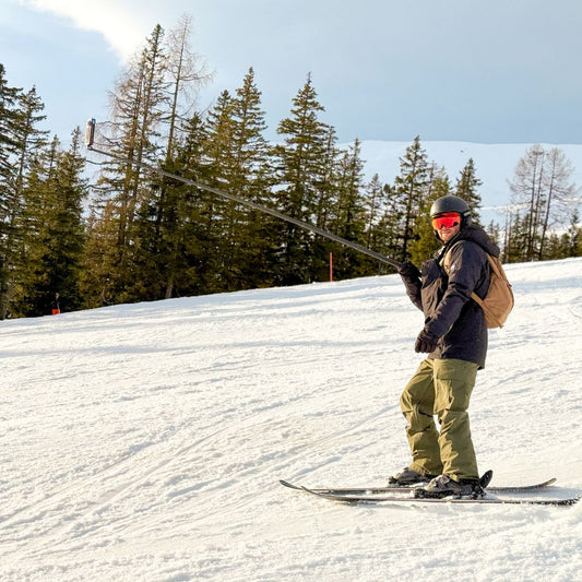 Telesin 3 meter Premium Selfie Stick voor GoPro - Carbon - GoPro Selfie sticks