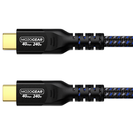 MOJOGEAR USB-C naar USB-C kabel 240W 40Gbps USB 4.0 - 1.5m - Telefoonkabels