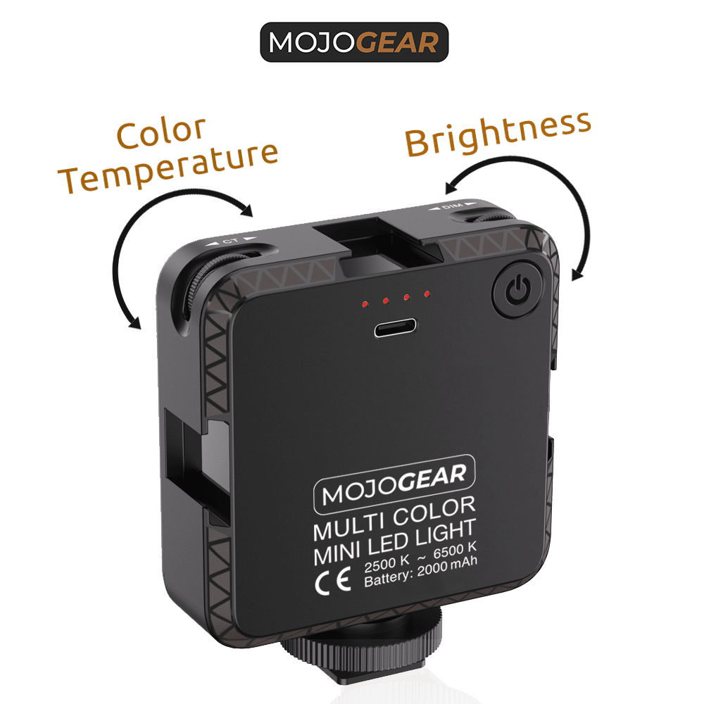 MOJOGEAR videobellen LED-lamp KIT - met zuignap voor laptop / computer / monitor - Obsolete