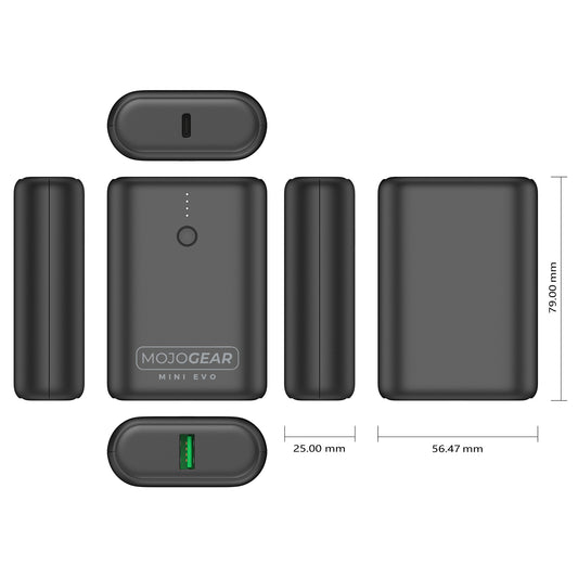 MOJOGEAR MINI EVO 10.000 mAh powerbank 22.5W - Powerbanks