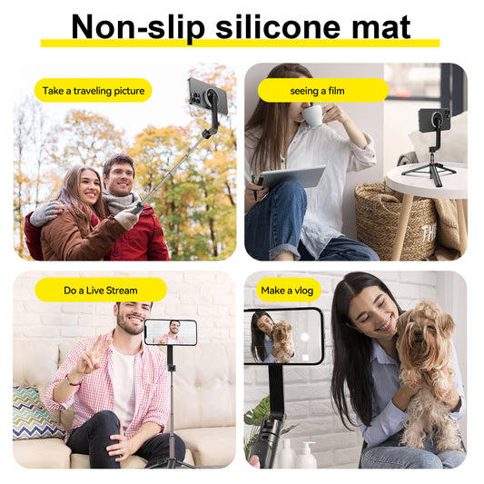 Telesin MINI Selfiestick telefoonstatief - met Magsafe & remote - Selfiesticks