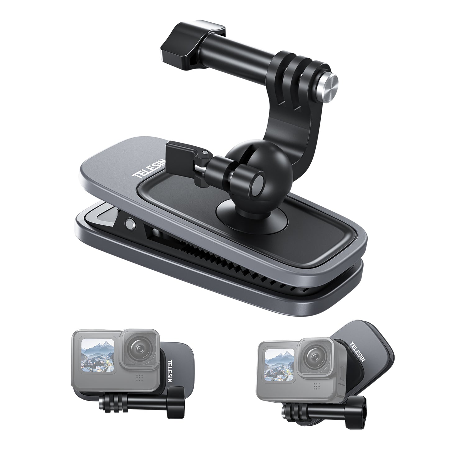 Telesin Backpack clip voor action cam - Magnetisch - Telefoonhouders