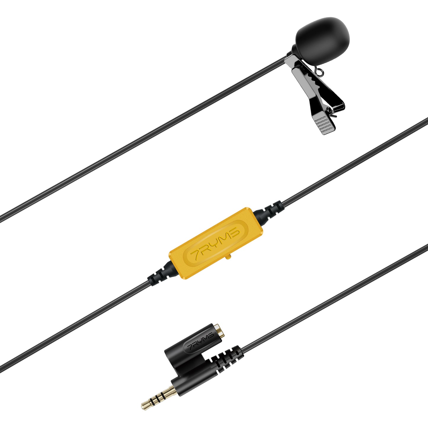 7RYMS S.LAV 01 Lavalier Microphone for smartphone, camera and computer (2.5 m.)