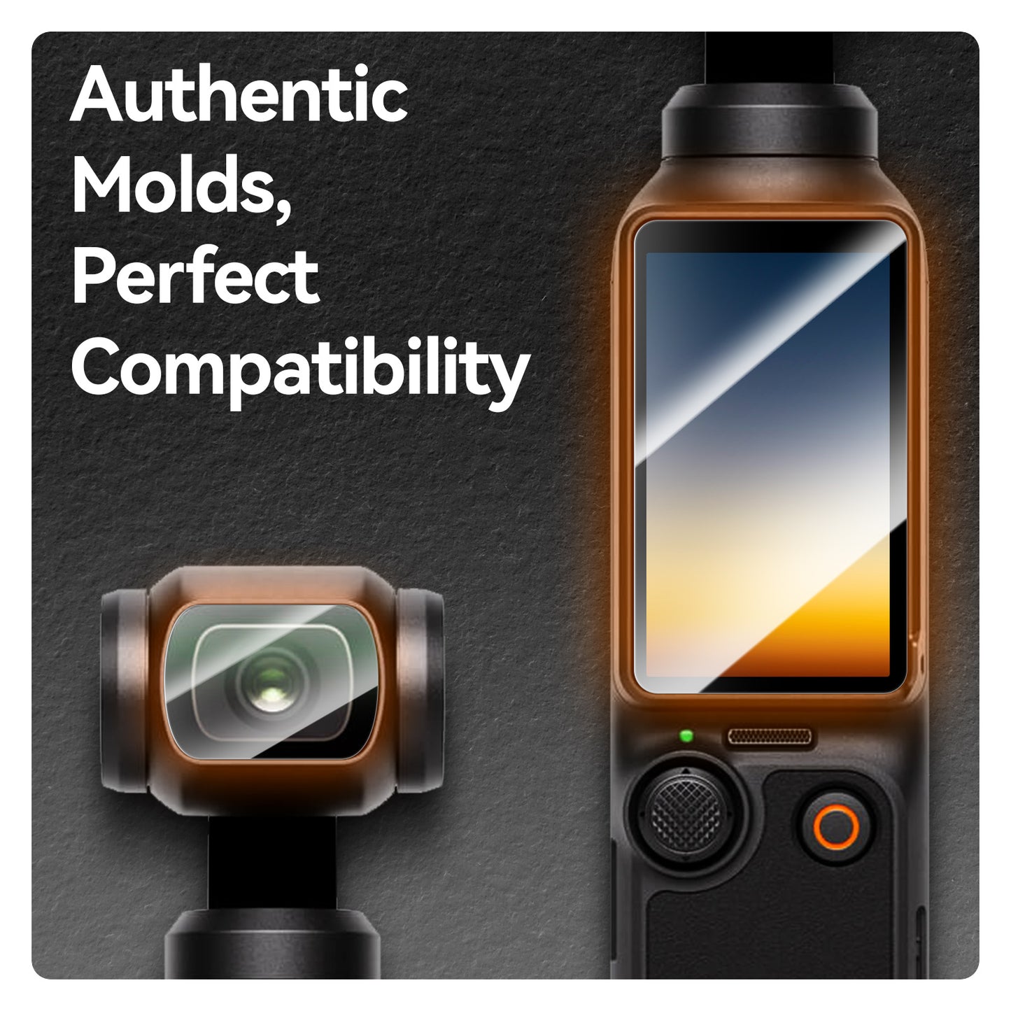 Telesin Screenprotector-set gehard glas voor Osmo Pocket 3