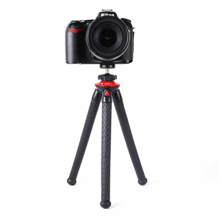 Fotopro Flexible Tripod XL with phone holder, GoPro mount adapter and bluetooth remote shutter UFO2