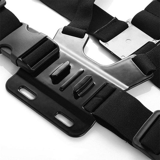 MOJOGEAR A02 Head & Chest Strap Kit voor GoPro en smartphone - GoPro Mounts