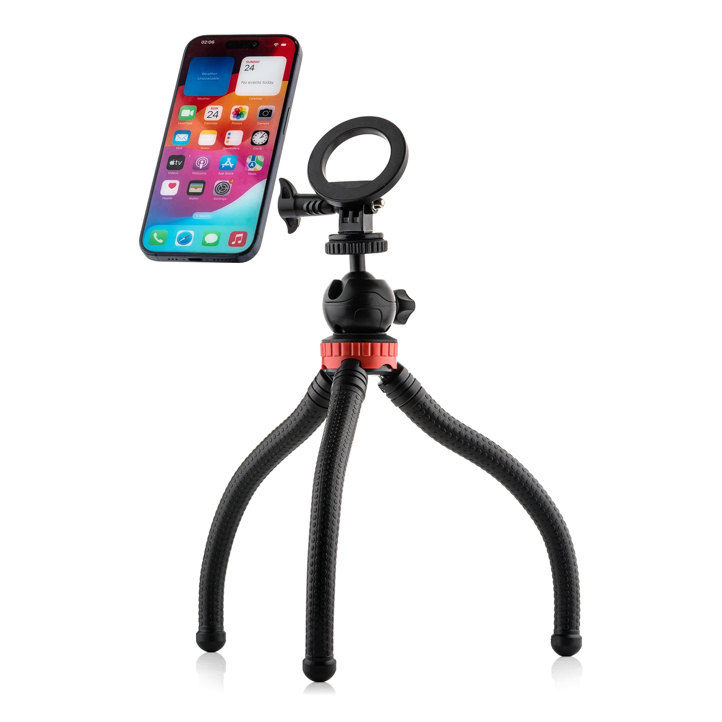 MOJOGEAR Magnetische smartphone-houder voor statief - Kantelbaar - Telefoonhouders
