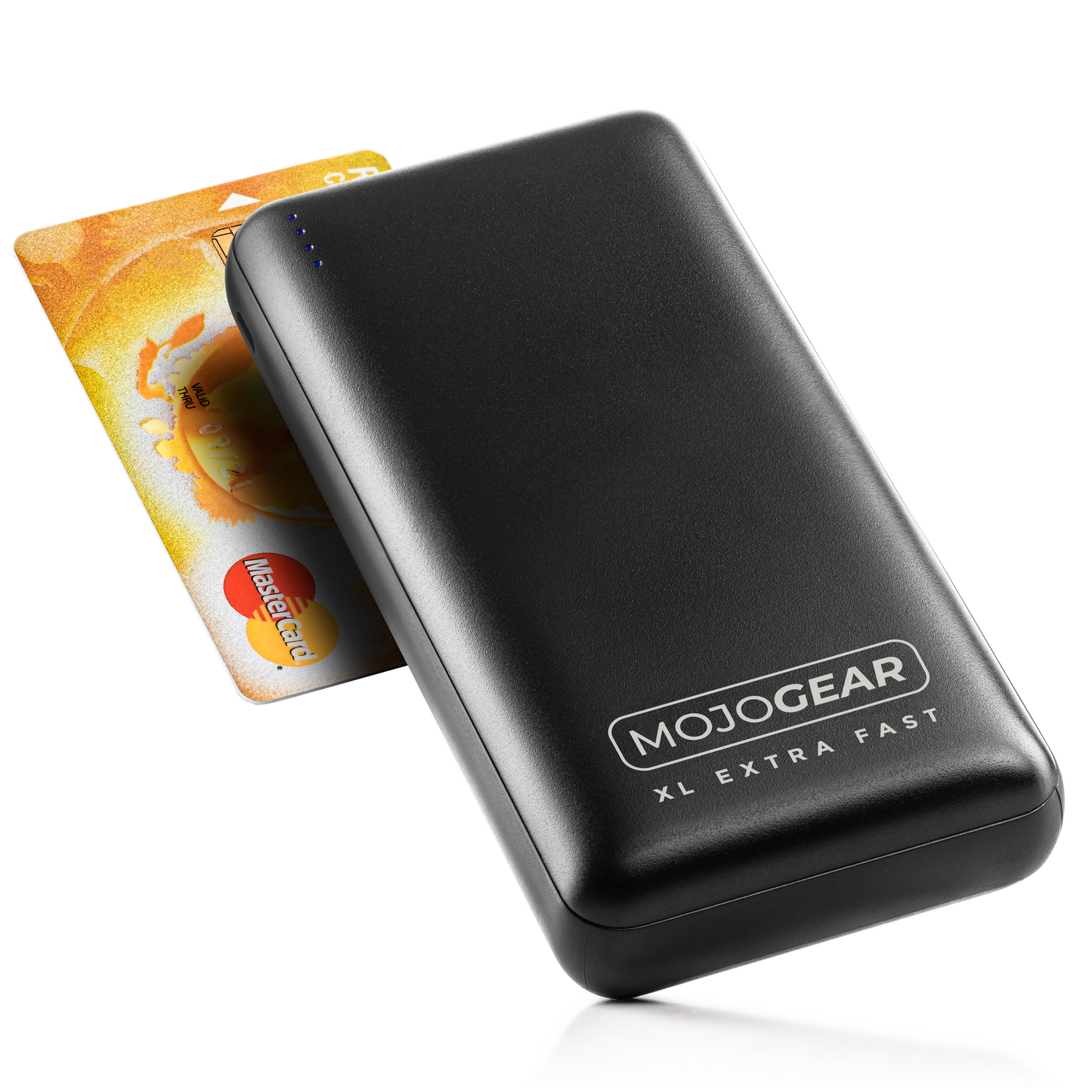 MOJOGEAR MINI XL 20,000 mAh EXTRA FAST power bank with Apple Lightning to USB cable Extra Strong