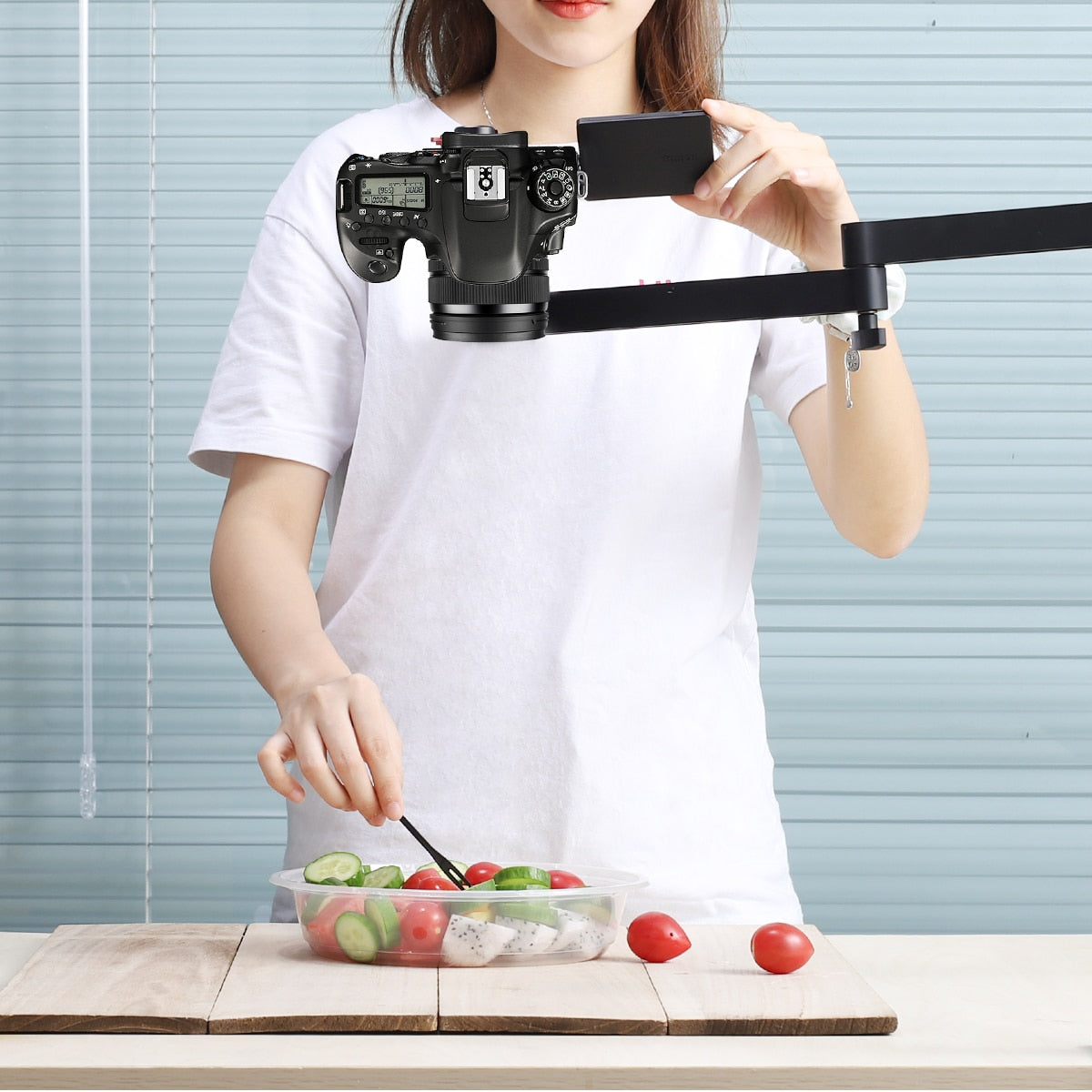 Ulanzi adjustable desk stand with table clamp for camera or video light - 1 arm