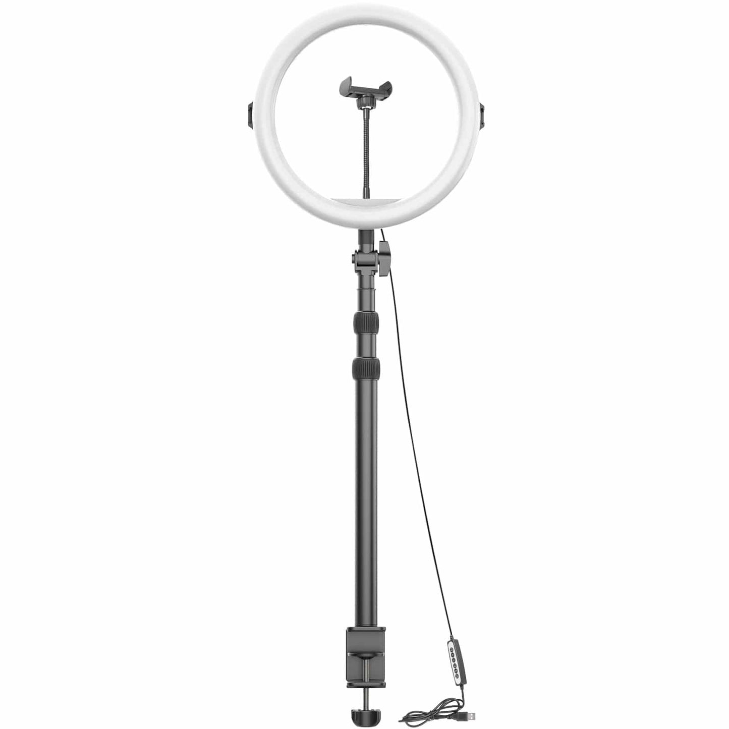 VIJIM K10 RGB Desktop Ring Light with Extendable Tripod and Table Clamp