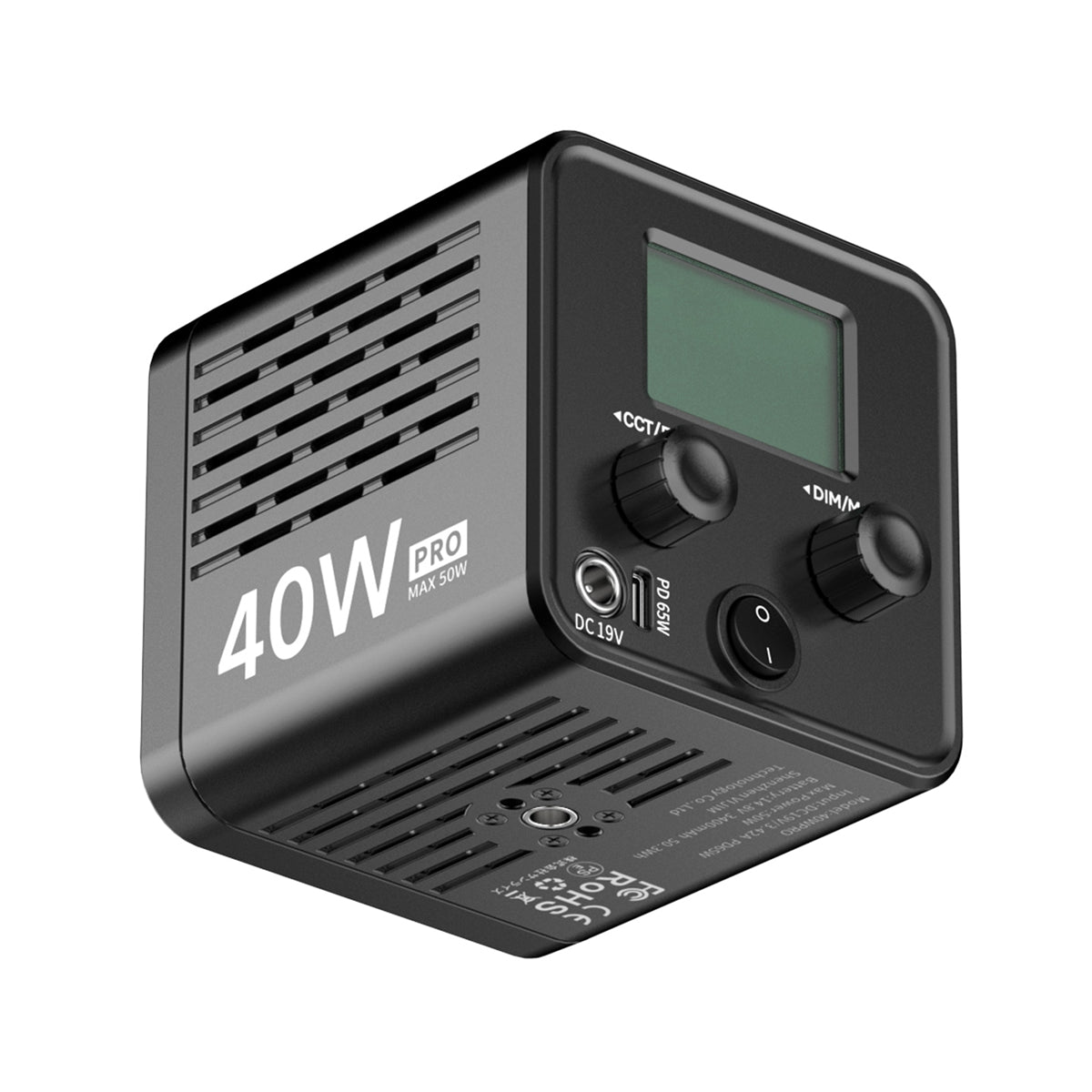 Ulanzi 40W PRO COB Lamp Bi-Color met accu & USB-C - tot 50W - Videoverlichting