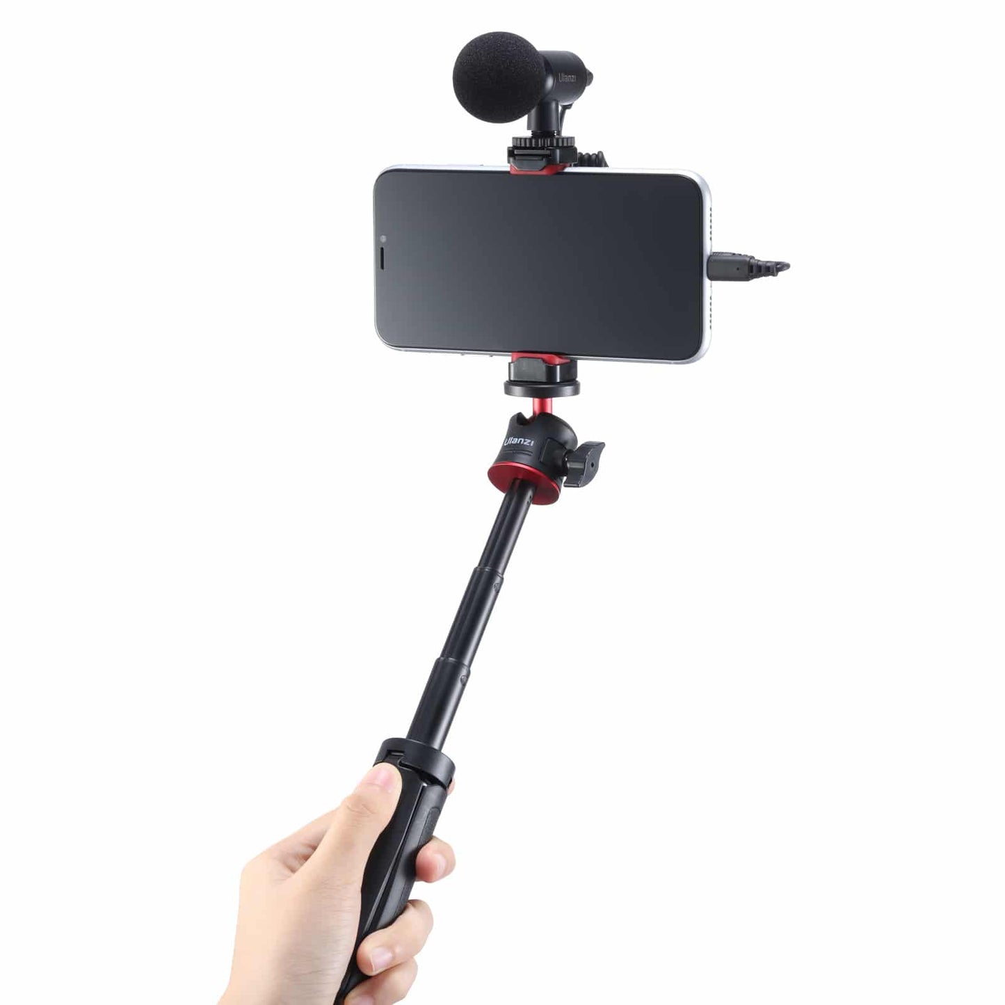 Ulanzi ST-19 compact phone holder for tripod with cold shoe mount