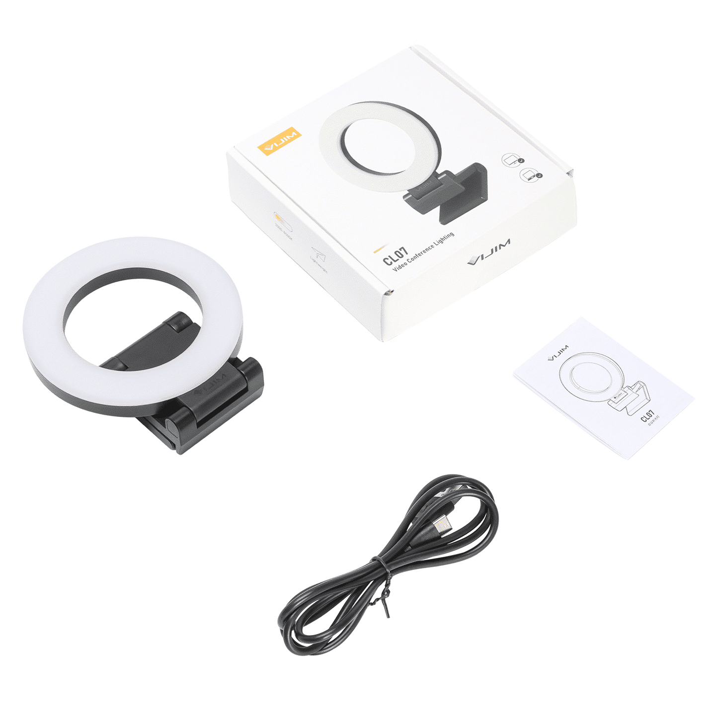 VIJIM CL07 Laptop Ring Light with Clamp