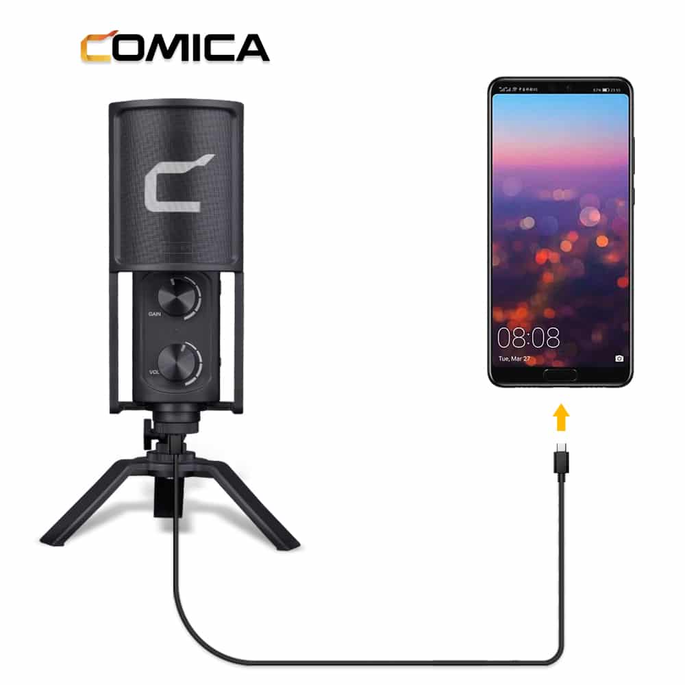 Comica STM-USB microfoon voor streaming, studio en podcast - Obsolete