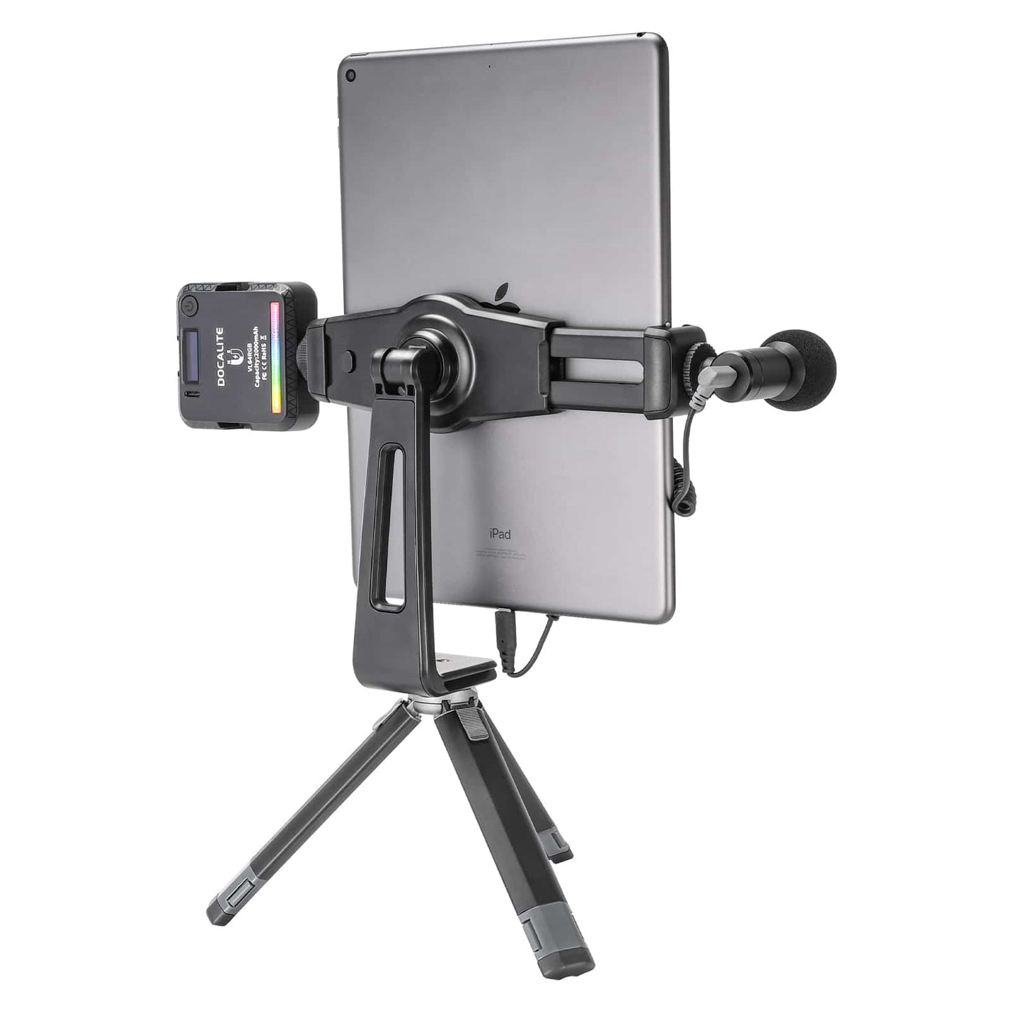 Ulanzi ST-20 360º Rotatable Tablet Holder for Tripod - with 2 Cold Shoe Mounts