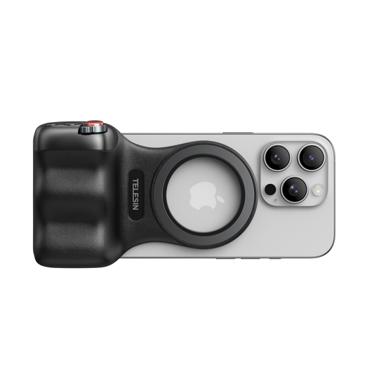 Telesin Fun Shot smartphone grip 2 magnetisch - Zwart - Handgrips