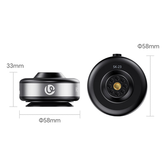 Ulanzi SK-23 Electric Suction Base met 1/4 schroef - - Statiefaccessoires