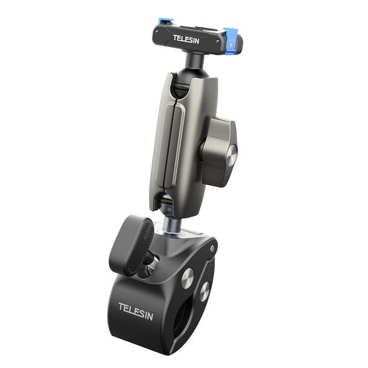 Telesin Tube Clamp voor DJI Osmo Action 3/4/5/6 - Grijs - GoPro Mounts