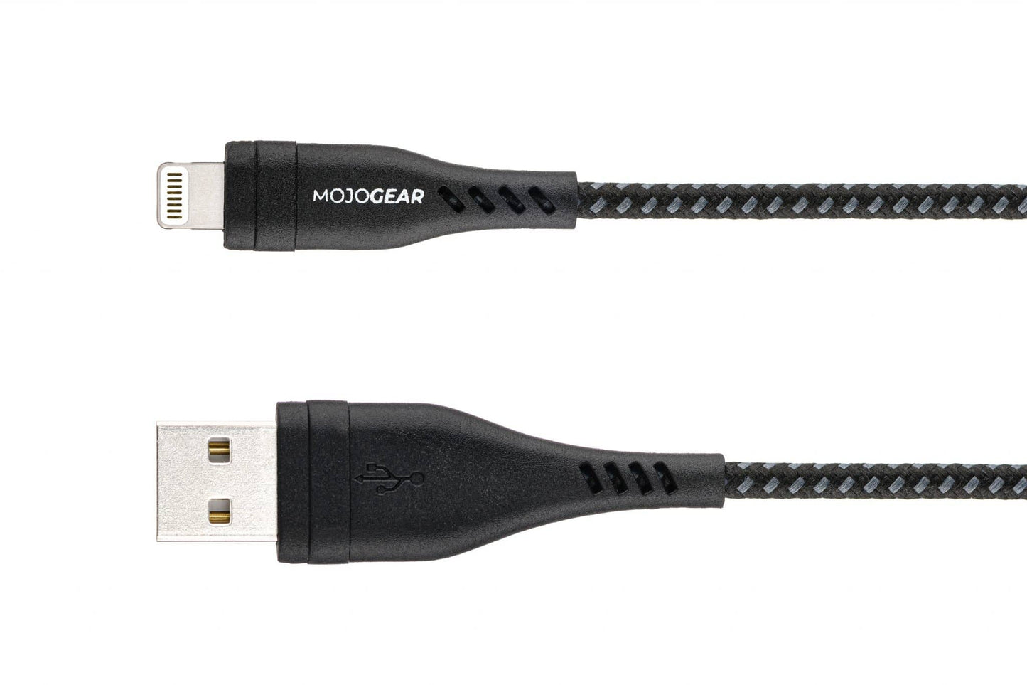 2x MOJOGEAR Apple Lightning naar USB kabel Extra Sterk [DUOPACK] - Telefoonkabels