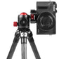 Ulanzi U-100 rotating tripod head with ball head and Cold Shoe mount