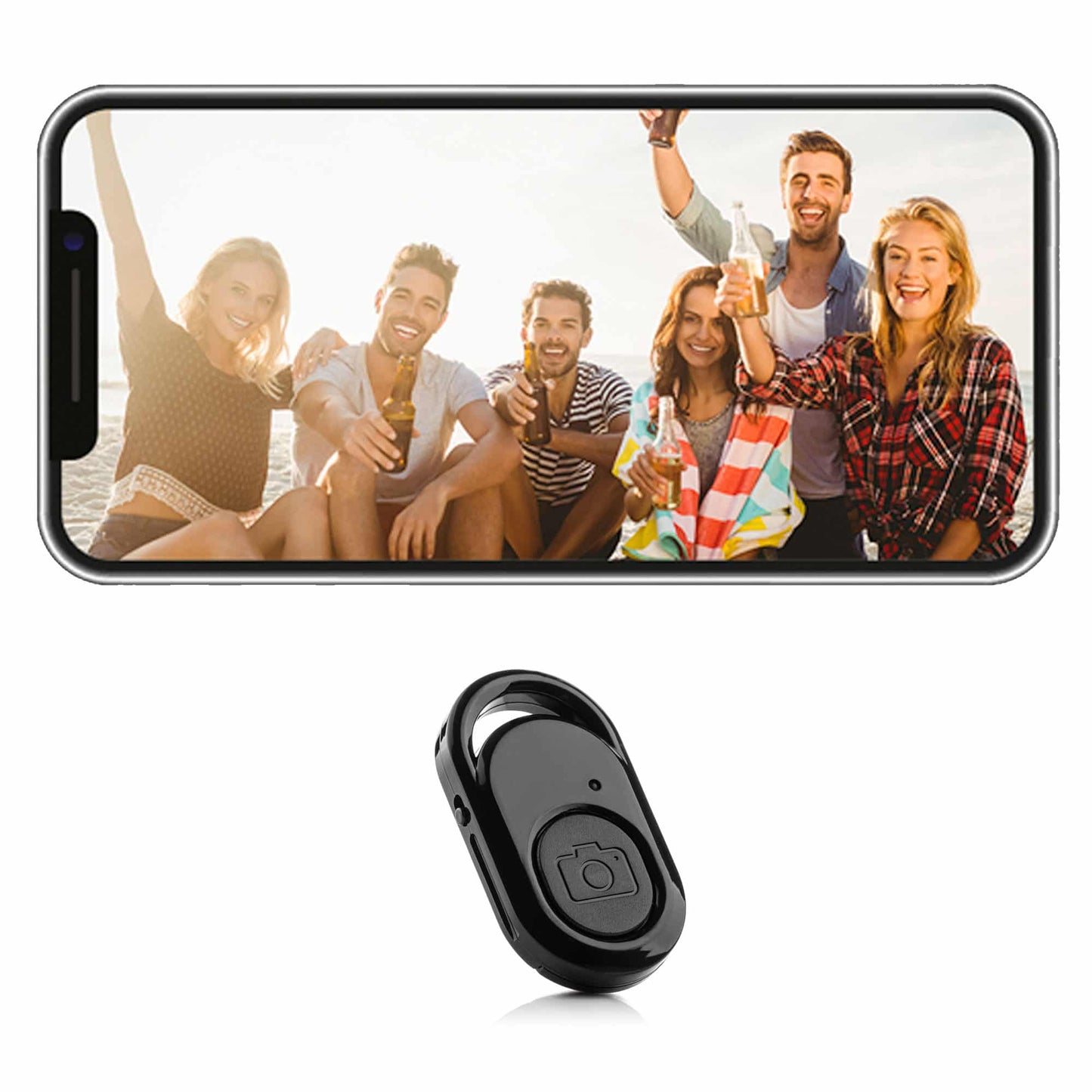 MOJOGEAR Bluetooth remote shutter remote control for smartphone