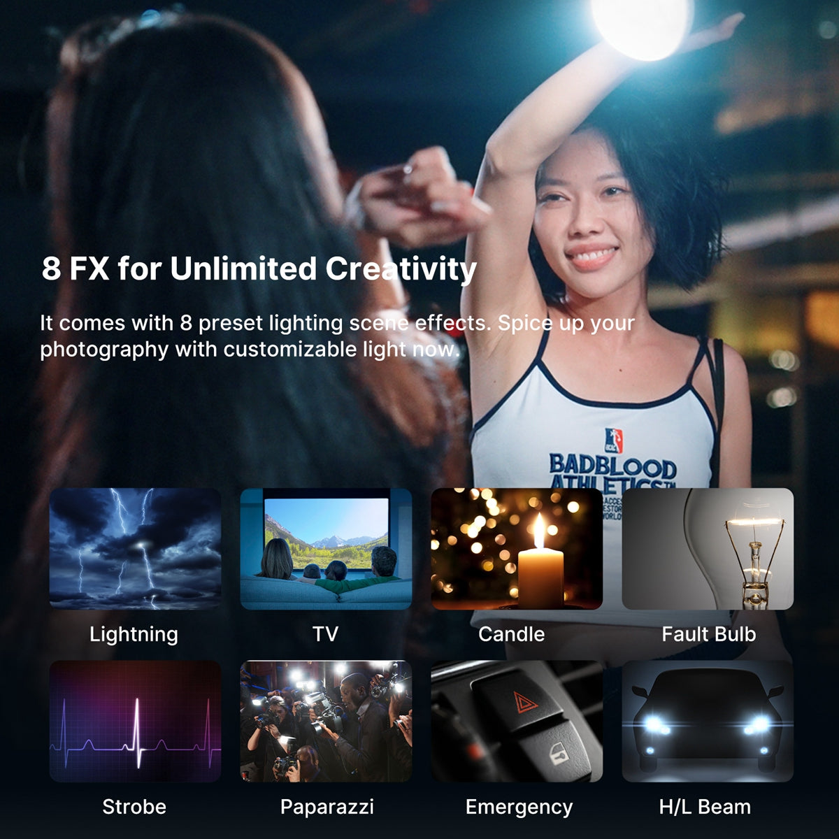 Ulanzi 40W PRO COB Lamp Bi-Color met accu & USB-C - tot 50W - Videoverlichting