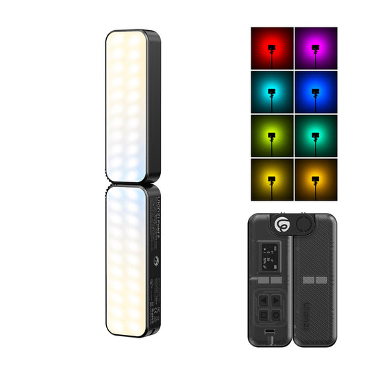 Ulanzi FOLD8 opvouwbare pocket tube light RGB - Cameralampen