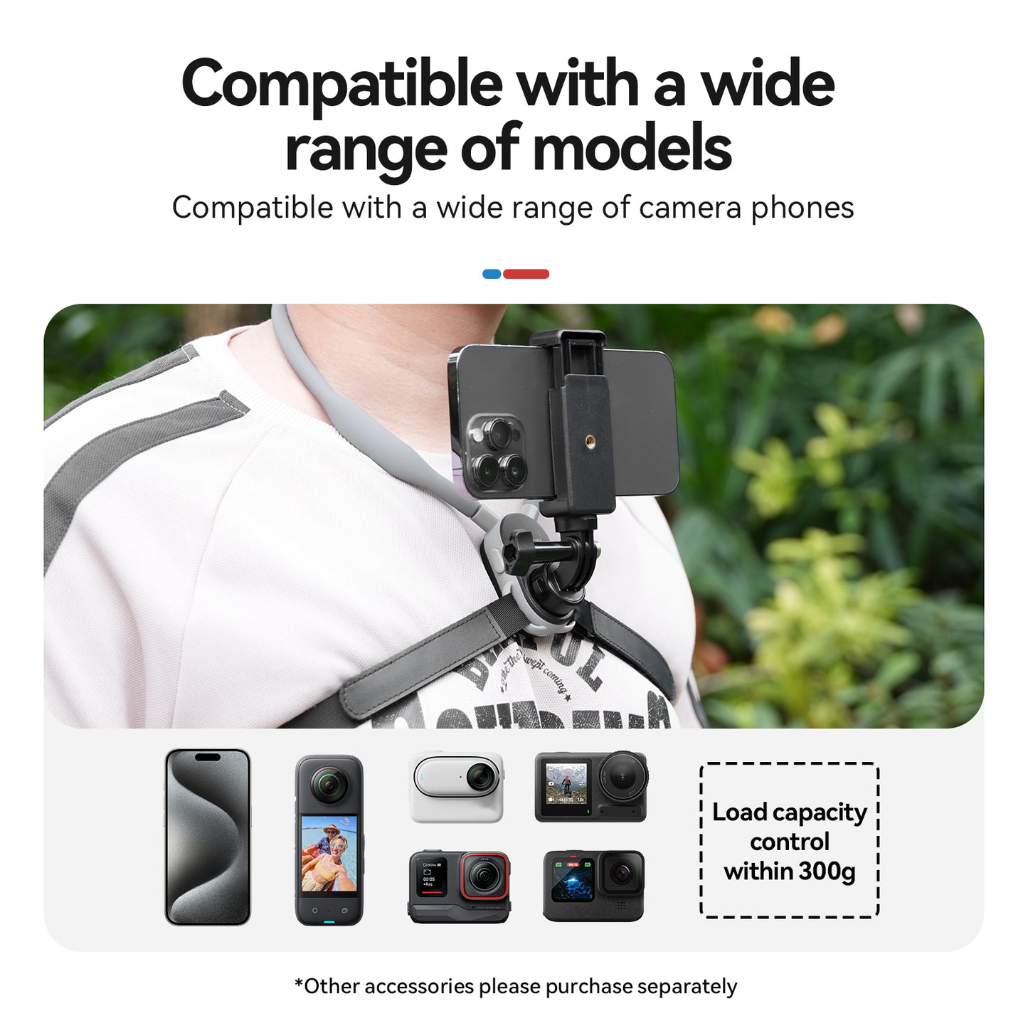 Telesin Neck Mount Quick Release for GoPro/action cam