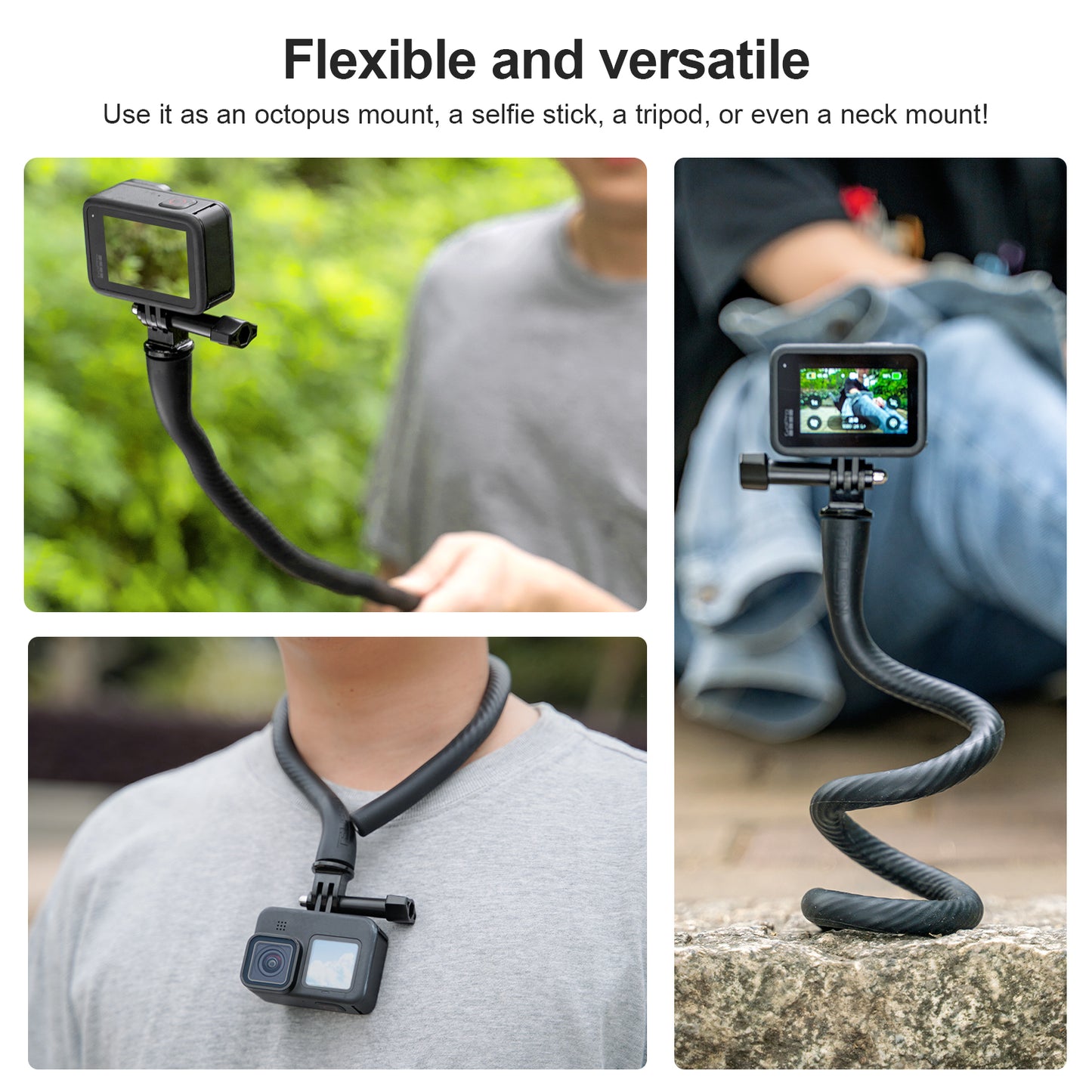 Telesin FM-002 Flexibele arm voor action cam - GoPro Mounts