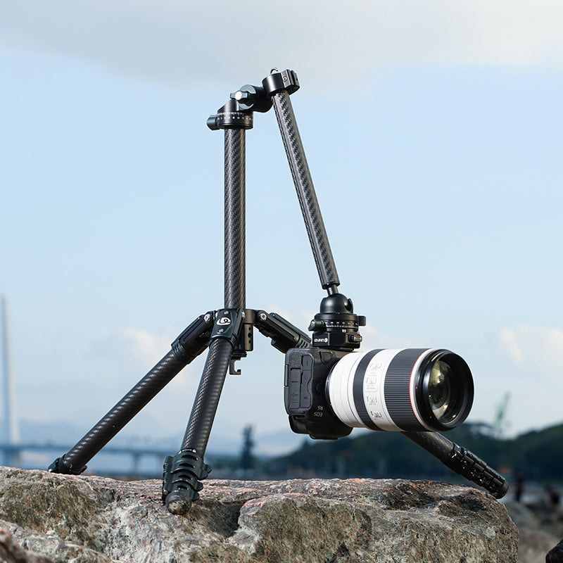 Ulanzi GlideGo JJ05 Carbon Photo Tripod with Tilting Arm