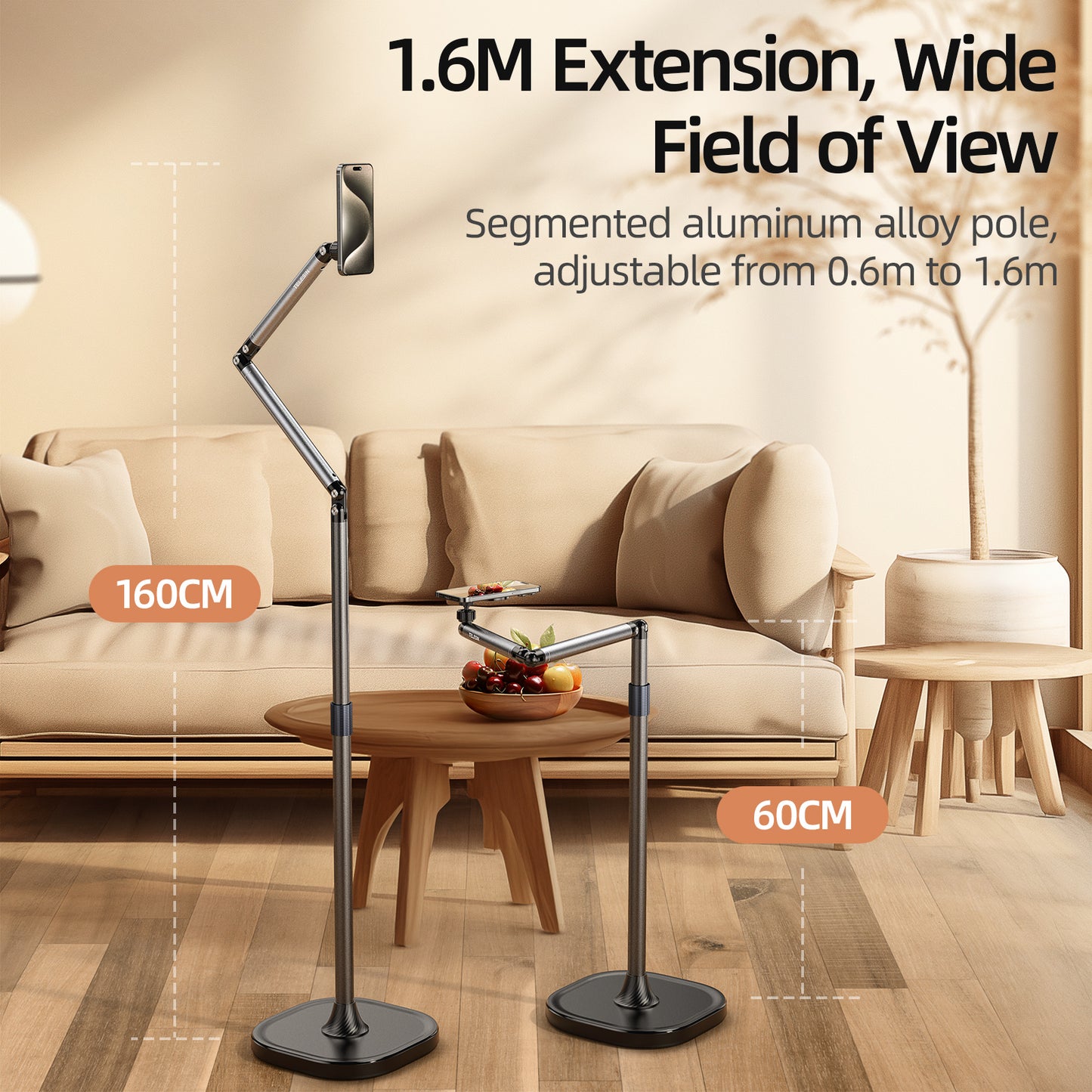 Telesin Live Streaming Floor Stand with MagSafe