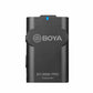 BOYA WM4 Pro K2 draadloze microfoon met 2 zenders - voor smartphone / camera / PC - Draadloze microfoons