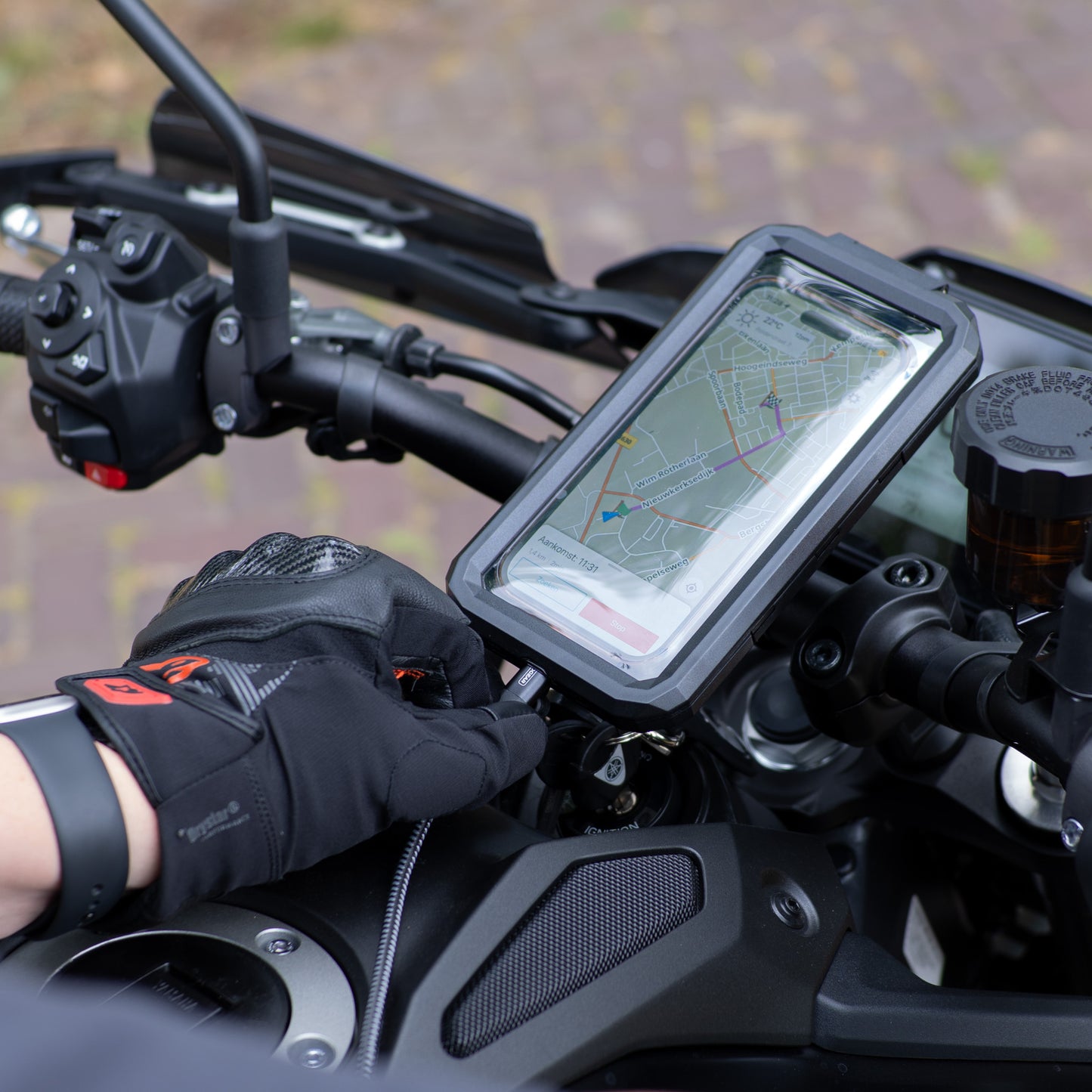 MOJOGEAR waterdichte telefoonhouder voor fiets & motor - Small - Telefoonhouders
