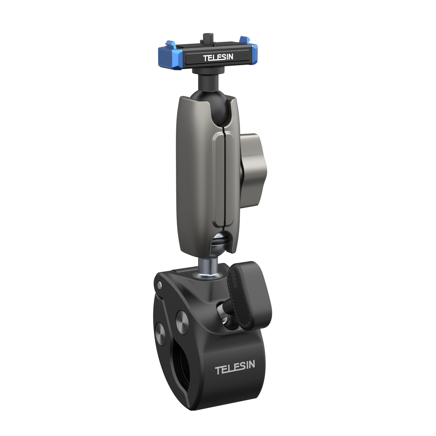 Telesin Tube Clamp voor GoPro 13 - Grijs - GoPro Mounts