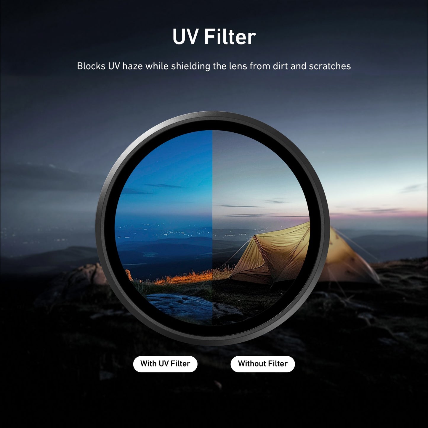 Telesin Filter kit for DJI Osmo Action 6 - CPL + UV + VND
