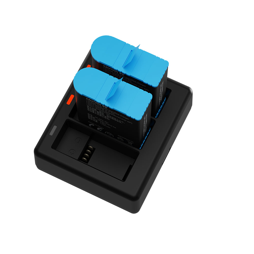 Telesin Triple Batterij Oplader voor GoPro 9, GoPro 10, GoPro 11 & GoPro 12 - GoPro Accu's en opladers