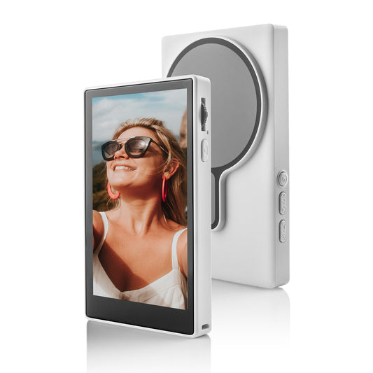MOJOGEAR VS4 Touchscreen Selfie Vlog Monitor - White