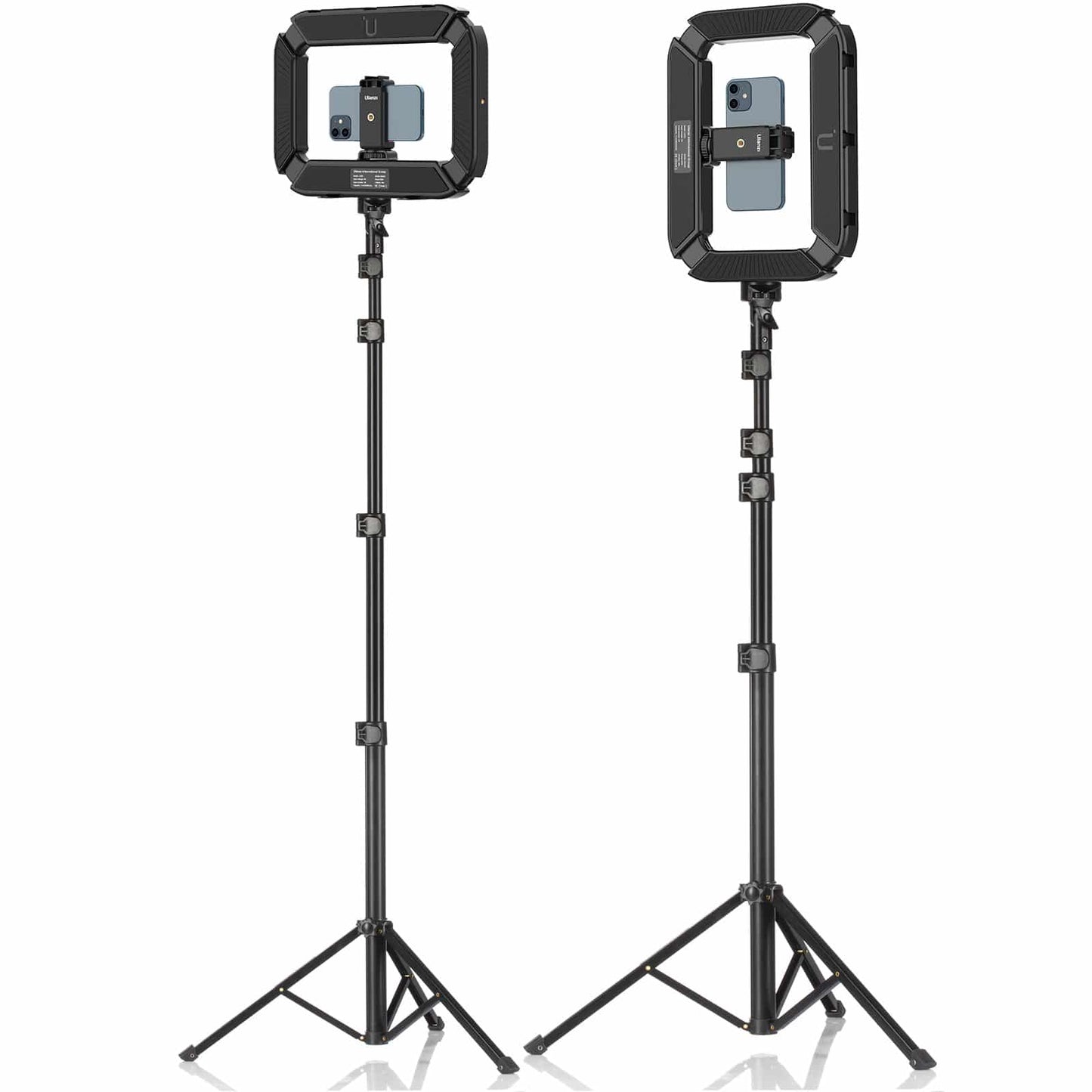 Ulanzi U200 Ringlamp Video Rig - met telefoonhouder en ingebouwde powerbank - Ringlampen